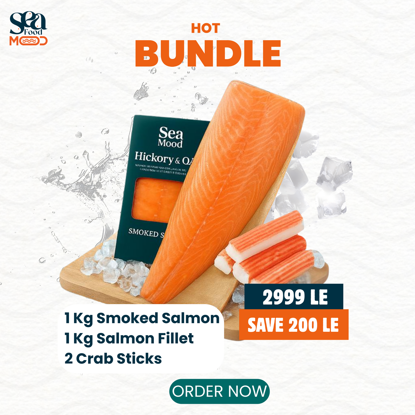 Hot Bundle – Smoked Salmon, Salmon Fillet & Crab Sticks