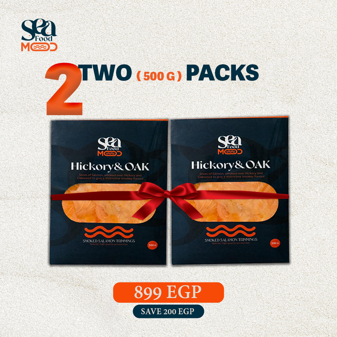 Two Packs - Trimmings Smoked Salmon (500g x 2)