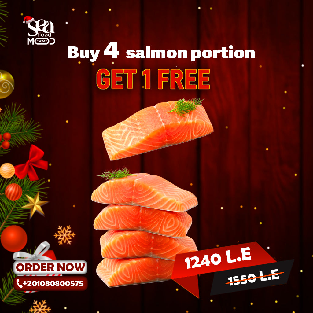 Salmon Portions - Buy 4 Get 1 Free
