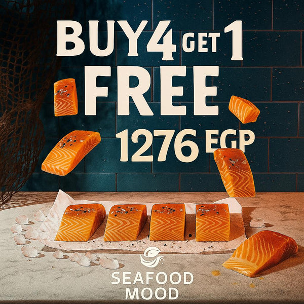 Buy 4 Salmon Portions, Get 1 Free