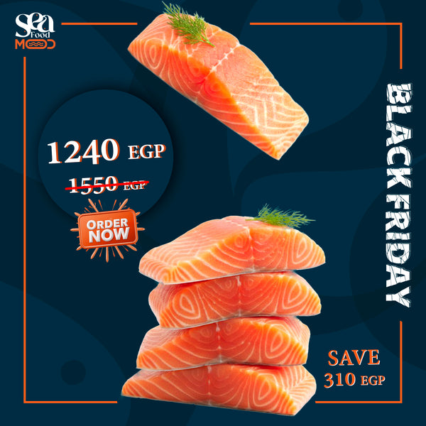 Buy 4 Salmon Portions, Get 1 Free