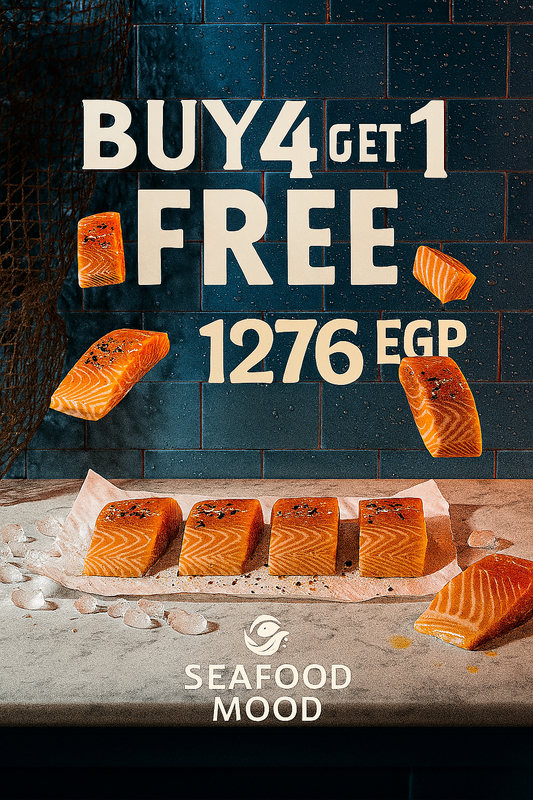 Buy 4 Salmon Portions, Get 1 Free