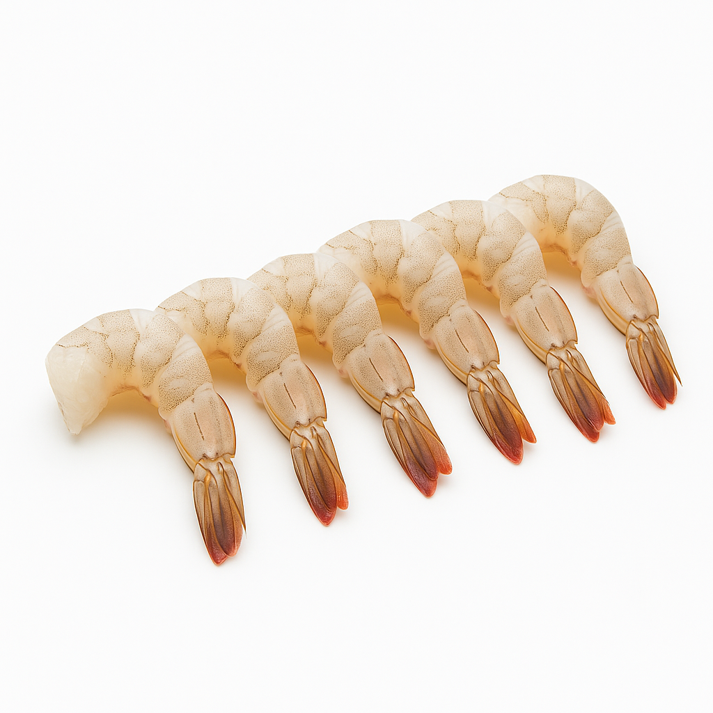 Peeled Shrimps 21/25 Tail On XLarge 1kg